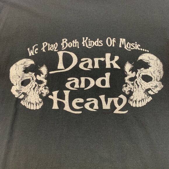 Blind Greed Band T Shirt Mens L Large Black Dark and Heavy Heavy Death Metal Tee - Picture 7 of 9